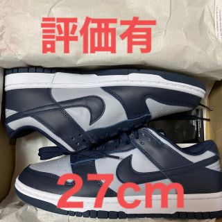 ナイキ(NIKE)の27cm DUNK LOW CHAMPIONSHIP NAVY GREY(スニーカー)