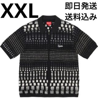 シュプリーム(Supreme)のXXL 即日発送 送料込み Gradient Grid Zip Up Polo(ポロシャツ)