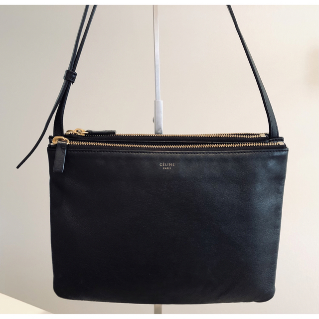 celine(セリーヌ)の☆CELINE☆トリオバッグ/セリーヌ/ショルダーバッグ/ハンド/クラッチ/黒 レディースのバッグ(ショルダーバッグ)の商品写真