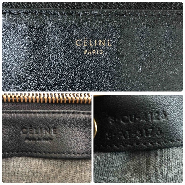 celine(セリーヌ)の☆CELINE☆トリオバッグ/セリーヌ/ショルダーバッグ/ハンド/クラッチ/黒 レディースのバッグ(ショルダーバッグ)の商品写真