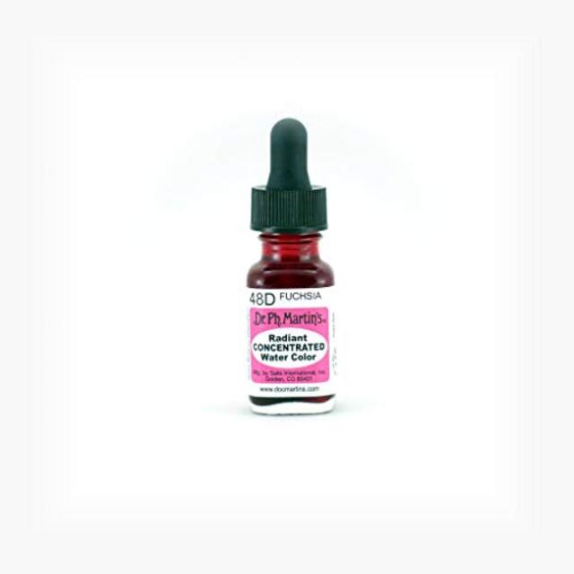 Dr. Ph. Martin's Radiant Concentrated Water Color 0.5 oz Fuchsia (48D) g6bh9ry