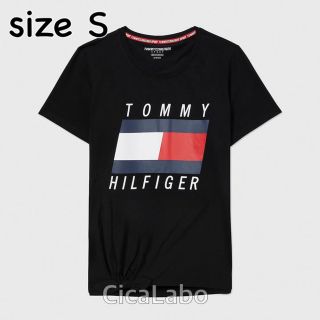 トミーヒルフィガー(TOMMY HILFIGER)の【新品】トミー スポーツ Tシャツ ブラック S(Tシャツ(半袖/袖なし))