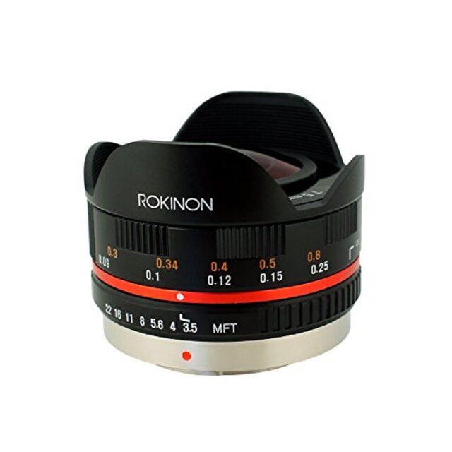 Rokinon FE75MFT-B 7.5mm F3.5 UMC 魚眼レンズ マイクロフォーサーズ (オリンパスペンとパナソニック) ブラック