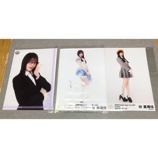 エスケーイーフォーティーエイト(SKE48)のSKE48 谷真理佳 生写真 3枚(アイドルグッズ)