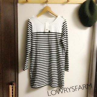 ローリーズファーム(LOWRYS FARM)のLOWRYSFARM＊ボーダーワンピ(ひざ丈ワンピース)