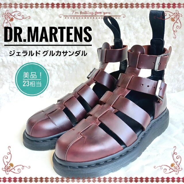 Dr.Martens ドクターマーチン ジェラルド グルカサンダル 23相当 茶