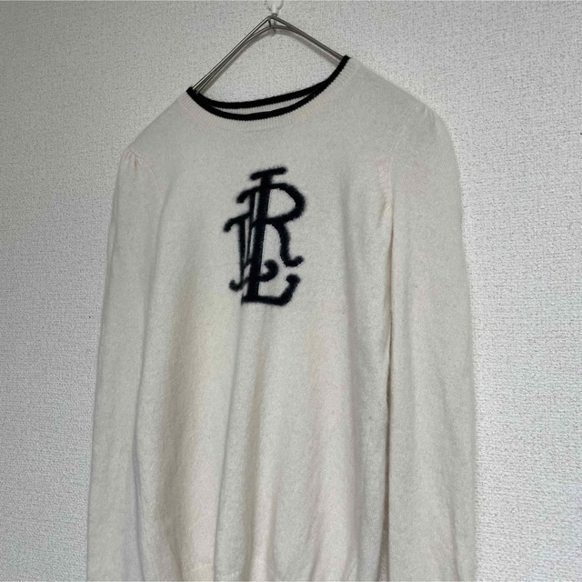 カシミヤ100%】Ralph Lauren ロゴパフスリーブセーター XXS-