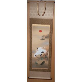 2 掛軸 菅原如学作 松竹梅鶴図 木箱付きの通販 by ミギー's shop|ラクマ