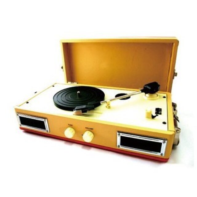 ポータブルレコードプレイヤー　Mini Portable Record Player【MUSIC TRUNK】 g6bh9ry