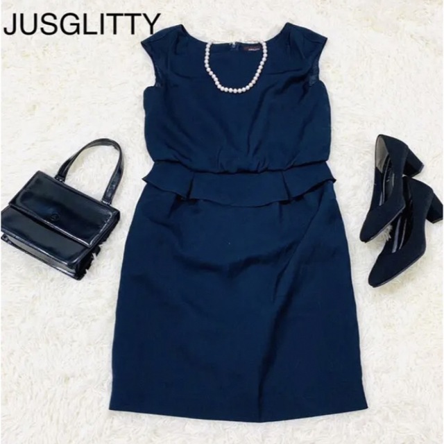 JUSGLITTY(ジャスグリッティー)のジャスグリッティーワンピース ドレス☆ レディースのワンピース(ひざ丈ワンピース)の商品写真