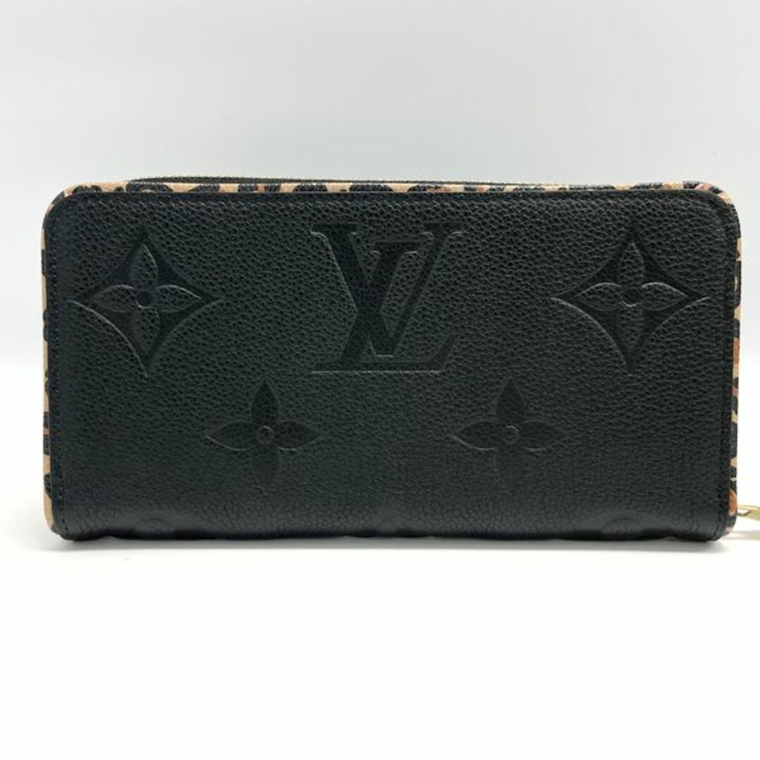 汚れ金具部分LOUIS VUITTON ワイルドアットハート ジッピーウォレット アニマルプリント ラウンドジップ M80680 長財布