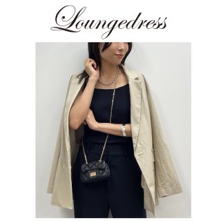 ラウンジドレス(Loungedress)の美品　Loungedress ラウンジドレス　ライトリネンジャケット (テーラードジャケット)