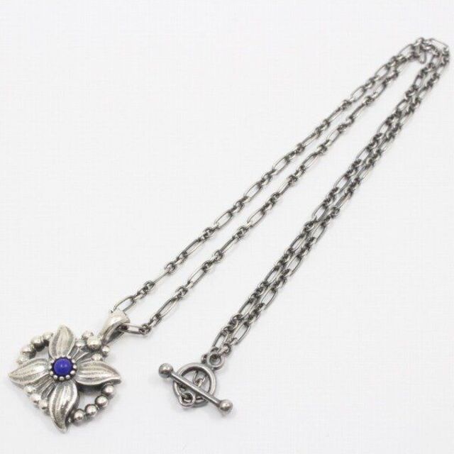 GEORG JENSEN ジョージジェンセン 1998 ヘリテージコレクション イヤーペンダント ネックレス シルバー925/ラピスラズリ 1