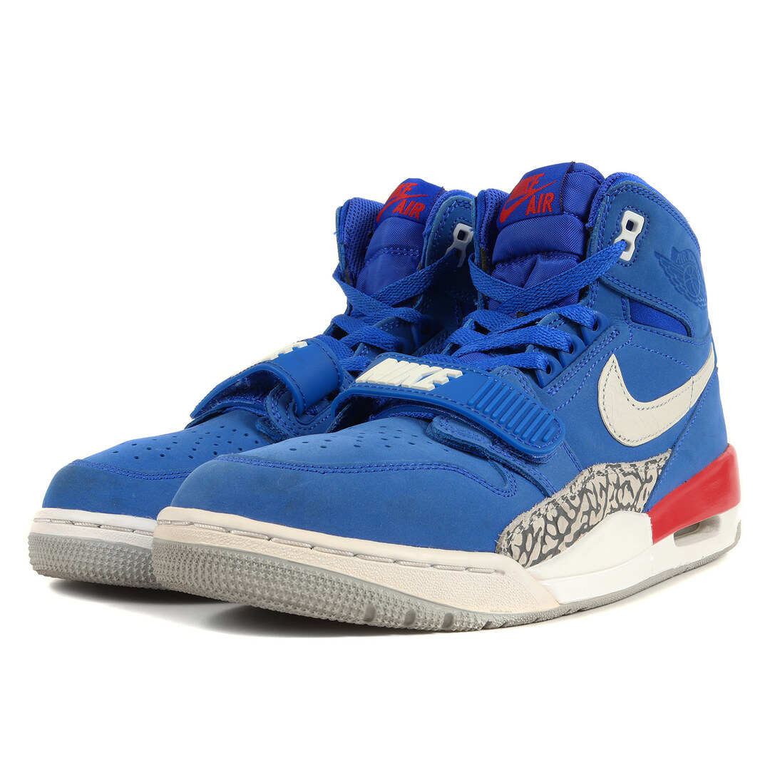 NIKE ナイキ サイズ：26.0cm AIR JORDAN LEGACY 312 DETROIT PISTONS (AV3922-416) 2018年 エアジョーダン レガシー 312 デトロイト・ピストンズ ブライトブルー ホワイト 青白 US8 スニーカー バッシュ 【メンズ】