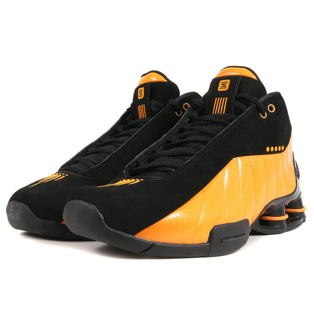 NIKE ナイキ サイズ:27.0cm SHOX BB4 UNIVERSITY GOLD (AT7843-002) 日本未発売 ショックスBB4 ヴィンス・カーター VINCE CARTER ブラック ユニバーシティゴールド US9 スニーカー バッシュ 【メンズ】