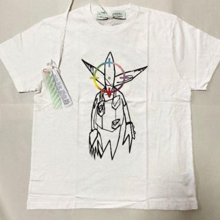 オフホワイト(OFF-WHITE)の送料込み★Off-White★Tシャツ　ユーズド(Tシャツ/カットソー(半袖/袖なし))