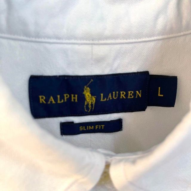 Ralph Lauren - 【人気】ラルフローレン カラーポロ刺繍長袖 ... ラルフローレン ワンポイントカラーポロ刺繍オックスフォードBDシャツ サイズM白