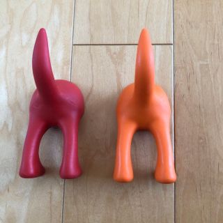 イケア(IKEA)の新品未使用: イケア 犬 しっぽ フック ドッグテールフック 2個 セット(その他)