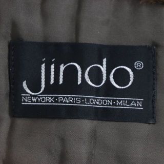 美品含む▽jindo MINK ミンク 房付き 本毛皮ショール/ストール/ティ