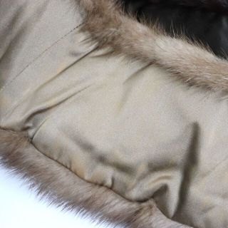 美品含む▽jindo MINK ミンク 房付き 本毛皮ショール/ストール/ティ
