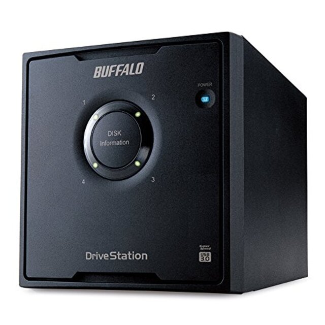 BUFFALO RAID5対応 USB3.0用 外付けハードディスク 4ドライブモデル 4TB HD-QL4TU3/R5J