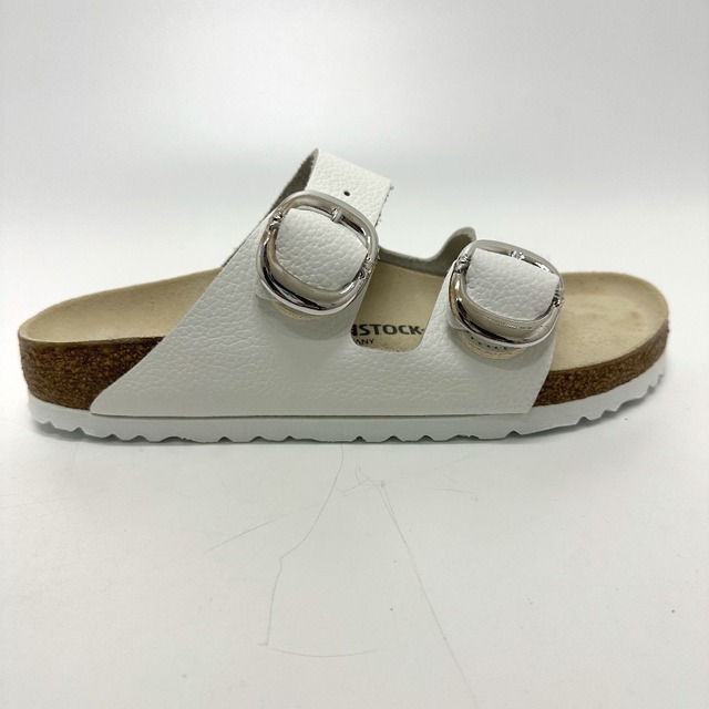 CHROME HEARTS クロムハーツ ×BIRKENSTOCK DBL BCKL BIRK ARIZONA ガンスリンガーバックルアリゾナレザーサンダル ビルケンシュトック ホワイト