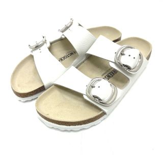 クロムハーツ(Chrome Hearts)のクロムハーツ CHROME HEARTS BIRKENSTOCK ARIZONA ビルケンシュトック アリゾナ ガンスリンガー サンダル レザー ホワイト 未使用(サンダル)