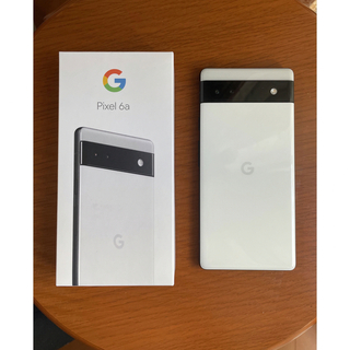 グーグルピクセル(Google Pixel)のGoogle pixel 6a 128GB SIMフリー Chalk ホワイト(スマートフォン本体)