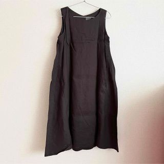 MUJI (無印良品) ノースリーブ マキシワンピース/ロングワンピース