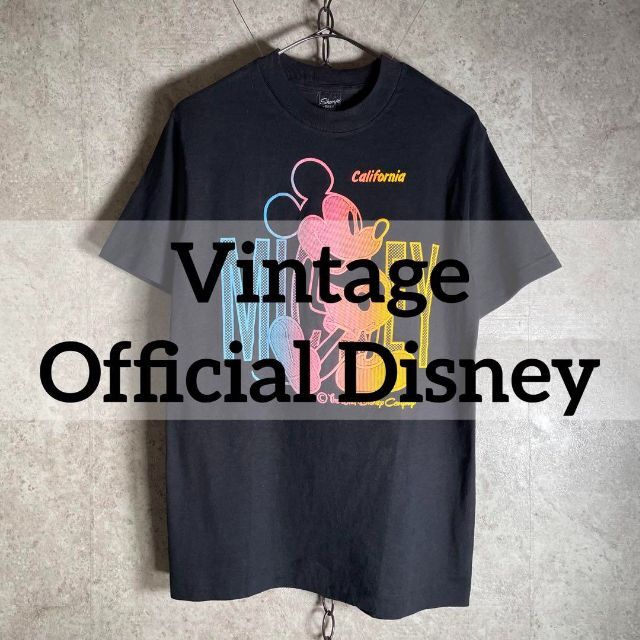 80sヴィンテージ Sherry’s ディズニーオフィシャルTシャツ ミッキー