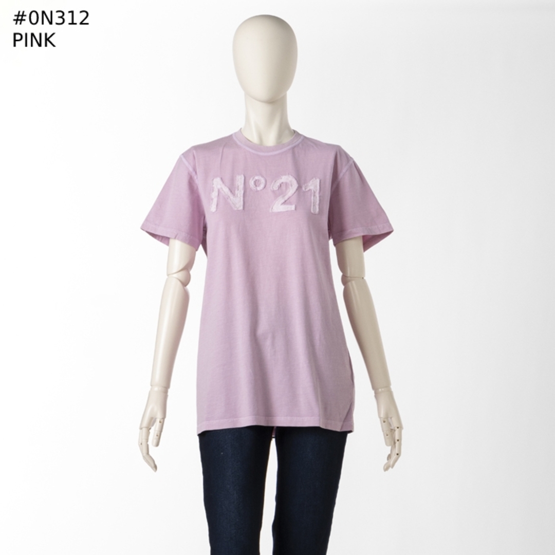 N°21(ヌメロヴェントゥーノ)のヌメロ ヴェントゥーノ N°21 【大人もOK】キッズ Tシャツ ロゴ クルーネック スウェットシャツ N21582 N0263 キッズ/ベビー/マタニティのキッズ服女の子用(90cm~)(Tシャツ/カットソー)の商品写真