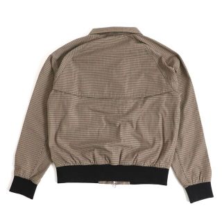 dunhill 千鳥格子柄 スタンドカラー WZIP ブルゾンジャケット-