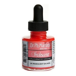 【中古】Dr. Ph. Martin's Iridescent Calligraphy Color 1.0 oz Iridescent Salmon (3R) tf8su2k(その他)