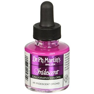 【中古】Dr. Ph. Martin's Iridescent Calligraphy Color 1.0 oz Iridescent Orchid (4R) tf8su2k(その他)