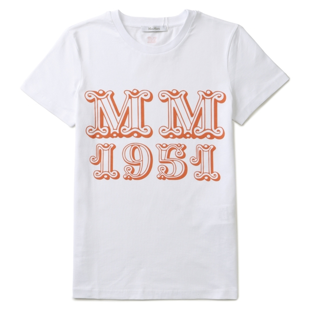 マックスマーラ MAX MARA Tシャツ 半袖 MINCIO コットン クルーネック ジャージー MaxMaraGram 2319410432 0006 BIANCOPES876cm表記サイズ