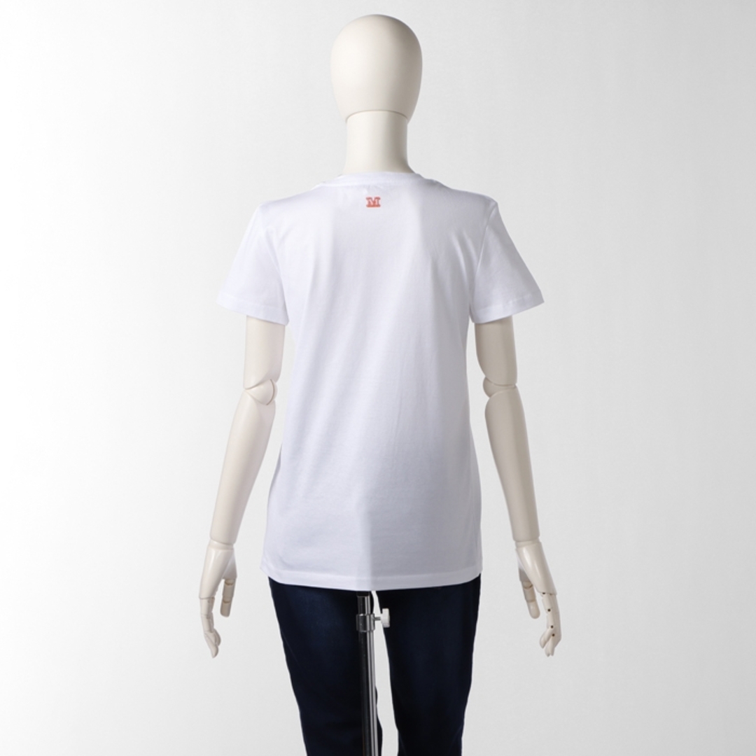 Max Mara(マックスマーラ)のマックスマーラ MAX MARA Tシャツ 半袖 MINCIO コットン クルーネック ジャージー MaxMaraGram 2319410432 0006 BIANCOPES レディースのトップス(Tシャツ(半袖/袖なし))の商品写真