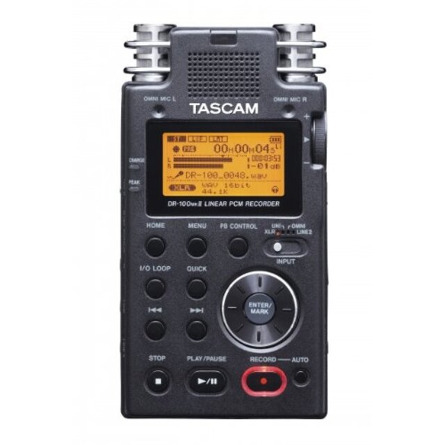 TASCAM リニアPCMレコーダー 24bit/96kHz対応 DR-100MKII tf8su2k