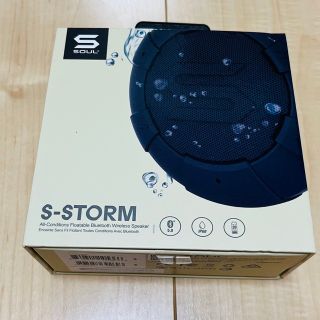 SOUL 防水ポータブルワイヤレススピーカ S-STORM 新品未開封(スピーカー)