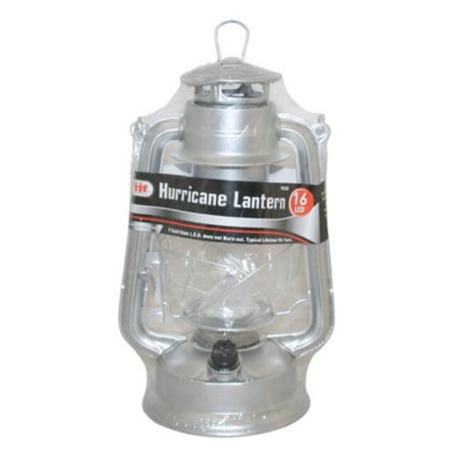 Illinios Industrial Tool 16 LED Hurricane Lantern Silver by Illinios Industrial Tool tf8su2k