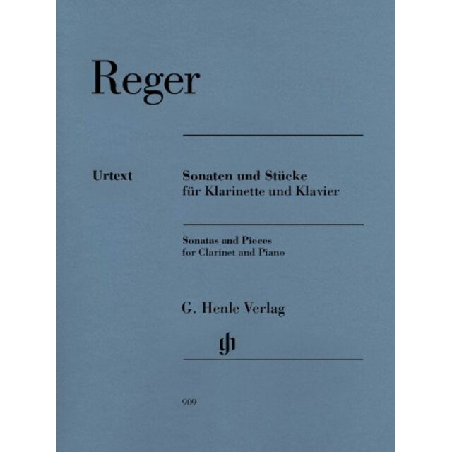 レーガー : ソナタと小品集 (クラリネット、ピアノ) ヘンレ出版