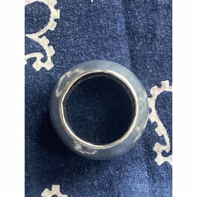 INDIAN JEWELRY(インディアンジュエリー)のシルバー　レトロ　インディアンジュエリー　極厚 メンズのアクセサリー(リング(指輪))の商品写真