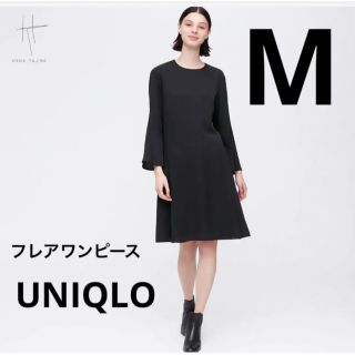 ユニクロ(UNIQLO)のHANA TAJIMA  UNIQLO  ユニクロ　ハナタジマ フレアワンピース(ひざ丈ワンピース)