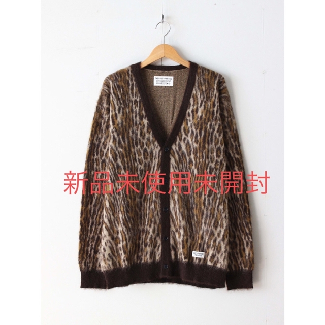 価格交渉可WACKO MARIA LEOPARD MOHAIR CARDIGAN