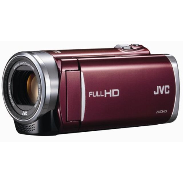JVCKENWOOD JVC ビデオカメラ EVERIO GZ-E220 内蔵メモリー 8GB レッド GZ-E220-R tf8su2k