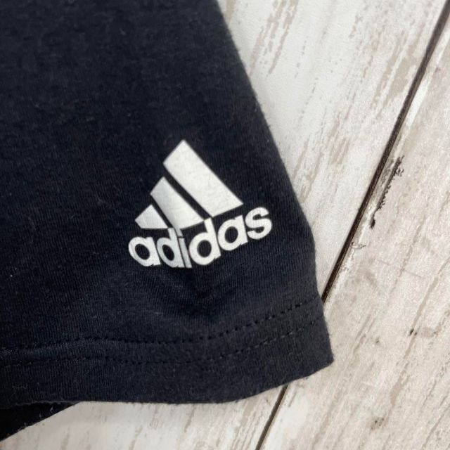 adidas(アディダス)の古着ADIDAS アディダス　半袖ロゴプリントTシャツ　サイズLユニセックス男女 メンズのトップス(Tシャツ/カットソー(半袖/袖なし))の商品写真