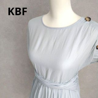 ケービーエフ(KBF)の【古着】KBF ドルマンスリーブブラウス　水色(シャツ/ブラウス(半袖/袖なし))