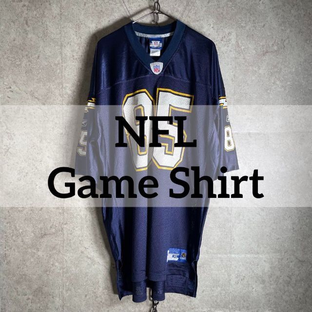 NFL GATES #85 ゲームシャツ メッシュ ブルー リーボック