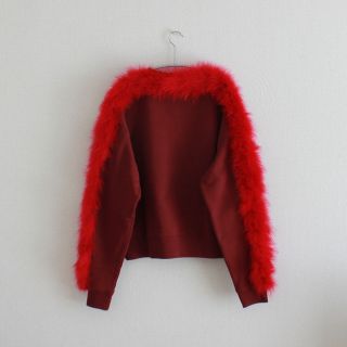 新品 タグ付 DRIES VAN NOTEN フェザートリミングスウェット