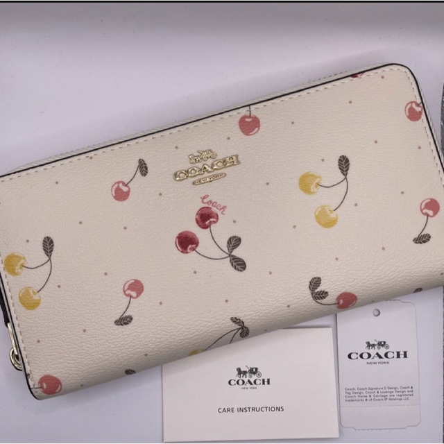 COACH - コーチ 長財布 チェリー柄 さくらんぼの通販 by ポンタ's shop