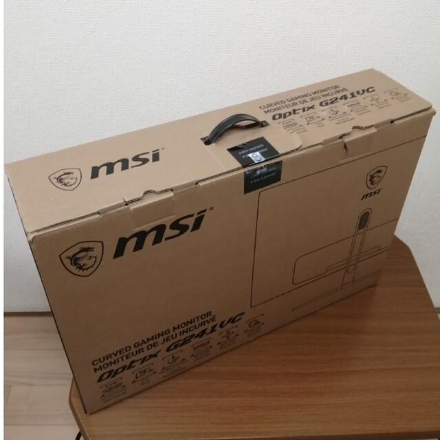 msi Optix G241VC 曲面ゲーミングモニター - ディスプレイ